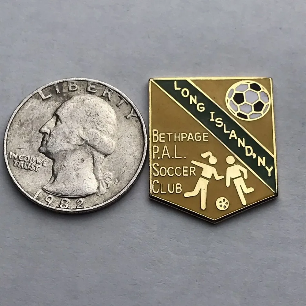 Bethpage PAL Soccer Club Long Island NY Hat Lapel Pin Collectible